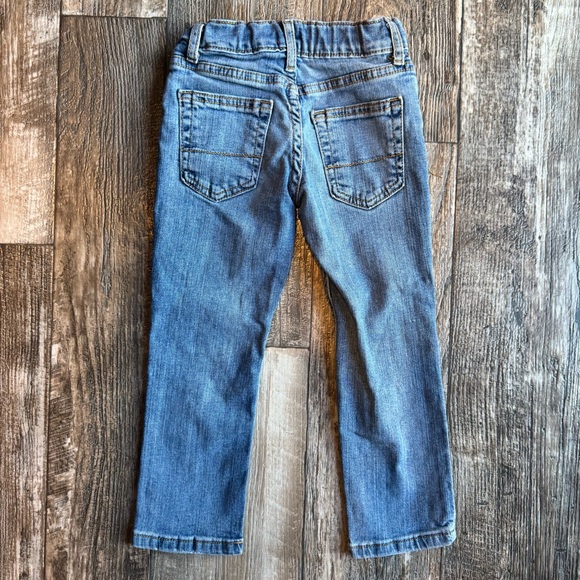 True Craft Flex Jeans Toddler Boy Size 4 - Adjustable Waist — Medium Wash Denim - Picture 4 of 4